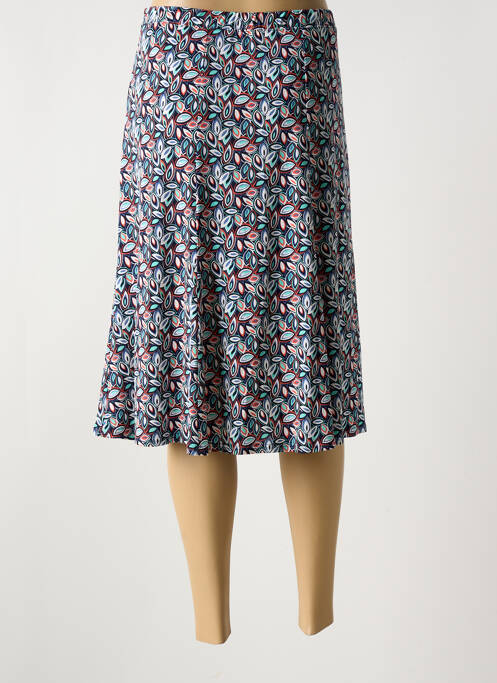 Fustă midi albastru GEVANA femeie