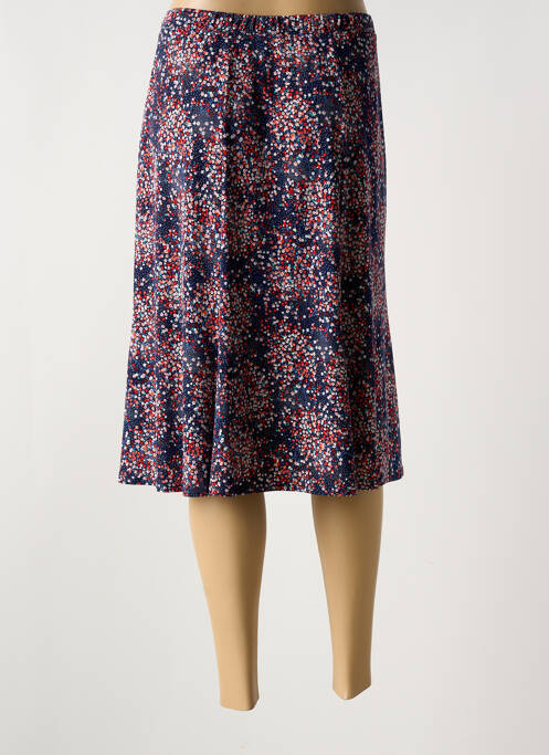 Fustă midi albastru GEVANA femeie