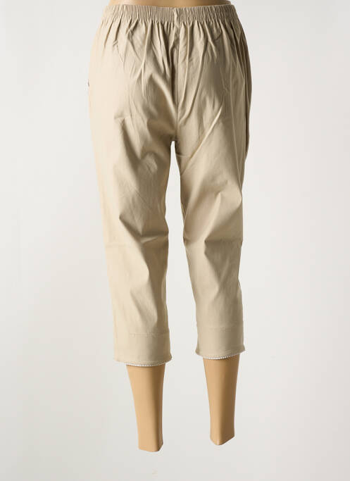 Pantalon trei sferturi bej TREFLE femeie