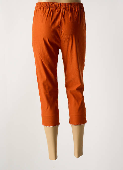 Pantalon trei sferturi portocaliu TREFLE femeie