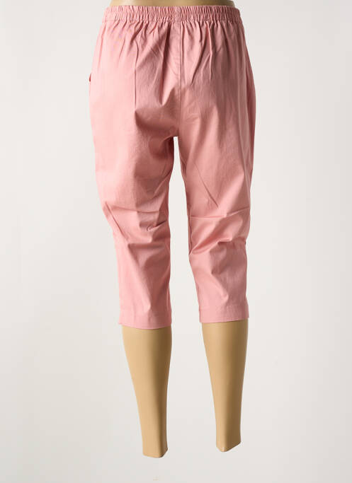 Pantalon trei sferturi elasticitate mărime normală roz PLURIELLES femme