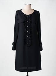 Rochie midi mâneci lungi mâneci lungi negru WEILL femme