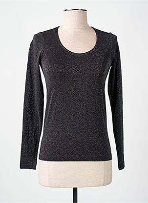 Top/caraco efect material satinat negru WOLFORD femeie