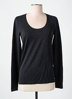 Top/caraco efect material satinat negru WOLFORD femeie