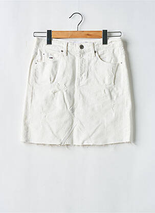 Fustă scurtă alb TOMMY HILFIGER femeie