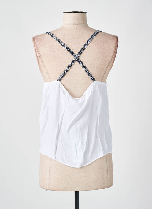 Top alb TOMMY HILFIGER femeie