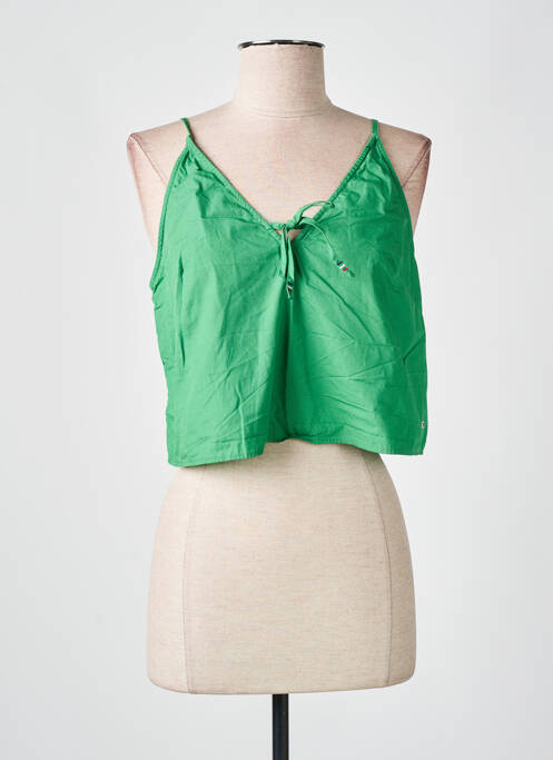 Top verde TOMMY HILFIGER femeie
