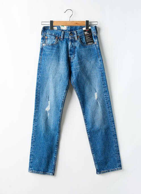 Blugi cu croială dreaptă albastru LEVIS femeie