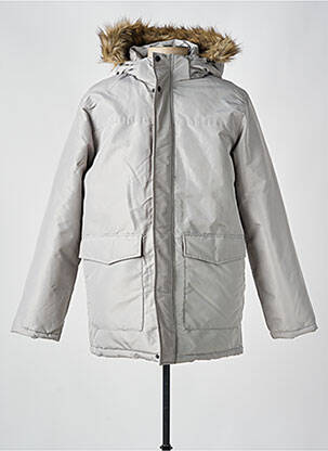 Parka glugă detașabilă cu glugă gri JACK & JONES bărbat