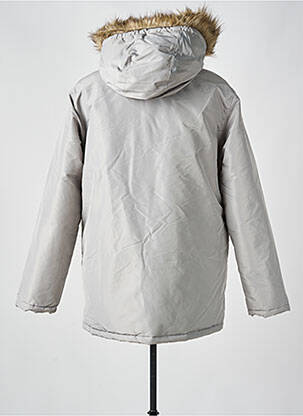 Parka glugă detașabilă cu glugă gri JACK & JONES bărbat