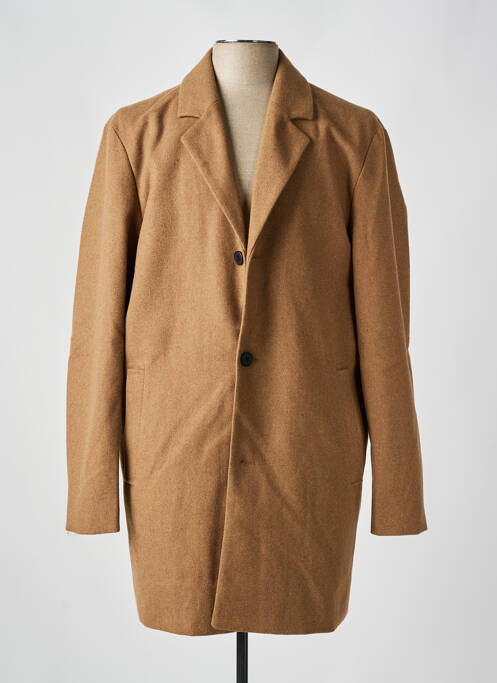 Palton lung maro JACK & JONES bărbat