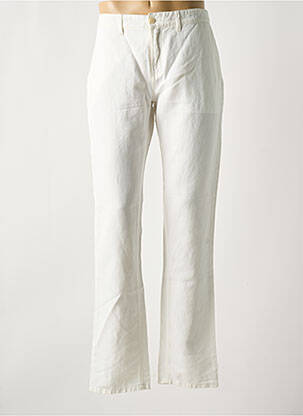 Pantalon chino închidere cu fermoar sub clapetă cu nasturi mărime normală alb FACONNABLE femeie