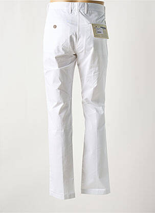 Pantalon chino țesătură poplin mărime normală alb STATE OF ART bărbat