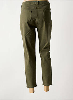 Pantalon 7/8 talie cu cleme mărime normală verde BURTON femeie