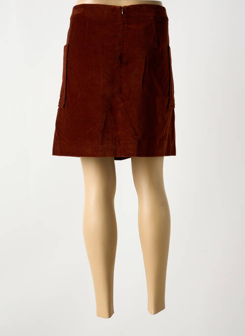 Fustă scurtă maro CAROLL femeie