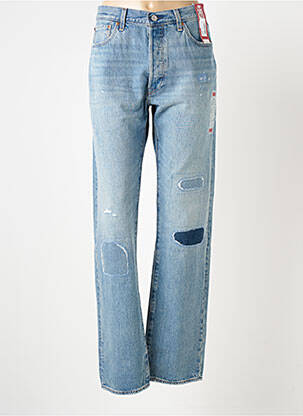 Blugi cu croială dreaptă albastru LEVIS femeie