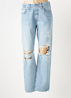 Blugi cu croială dreaptă albastru LEVIS femeie