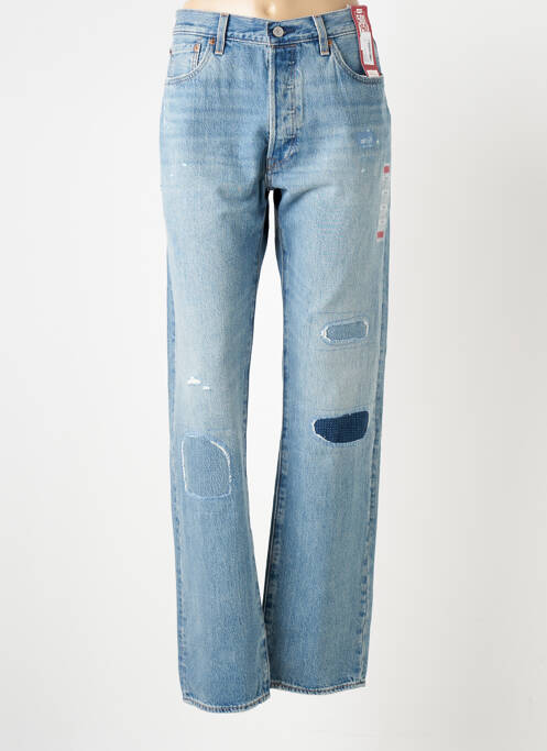 Blugi cu croială dreaptă albastru LEVIS femeie