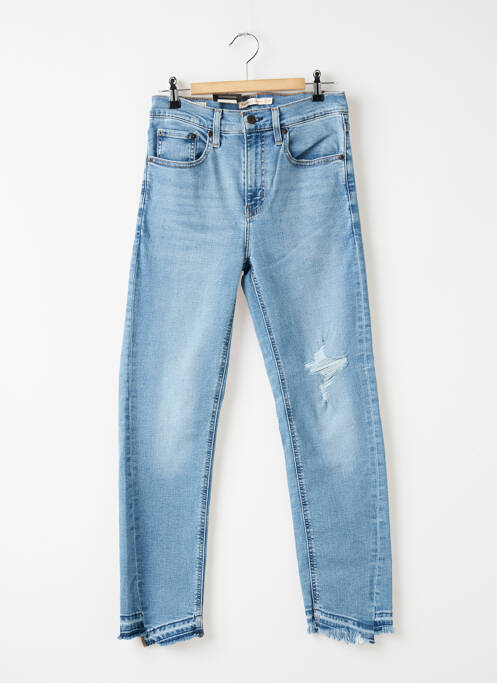 Blugi cu croială slim albastru LEVIS femeie