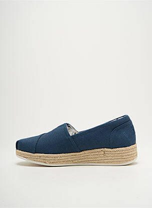 Espadrile toc de 4 la 6 cm albastru SKECHERS femeie