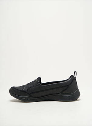 Adidași vârf rotund toc plat până la 3 cm negru SKECHERS femme