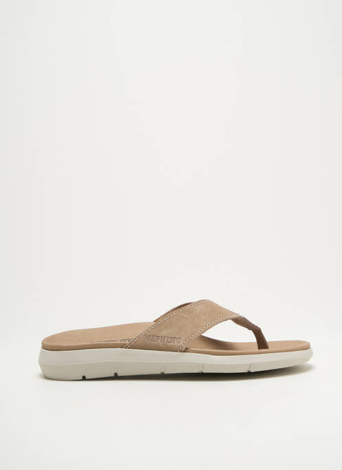 Șlapi bej MEPHISTO bărbat