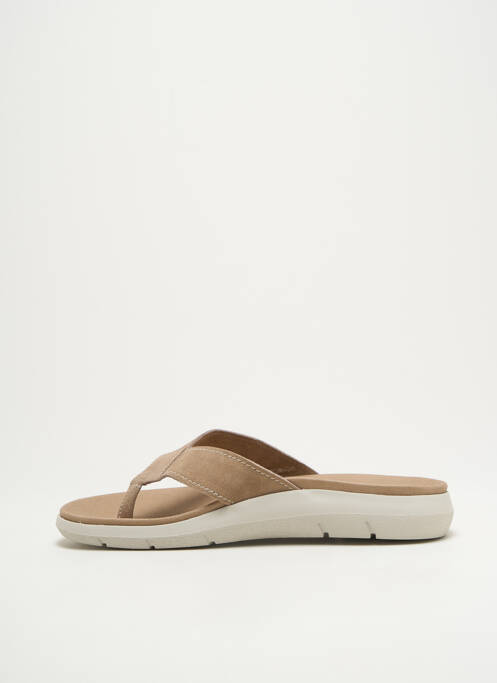 Șlapi bej MEPHISTO bărbat