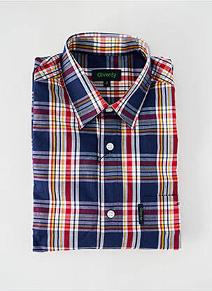 Cămașă cu mâneci scurte albastru GIVERDY bărbat