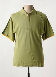 Polo croială cambrată mâneci scurte verde CBK homme