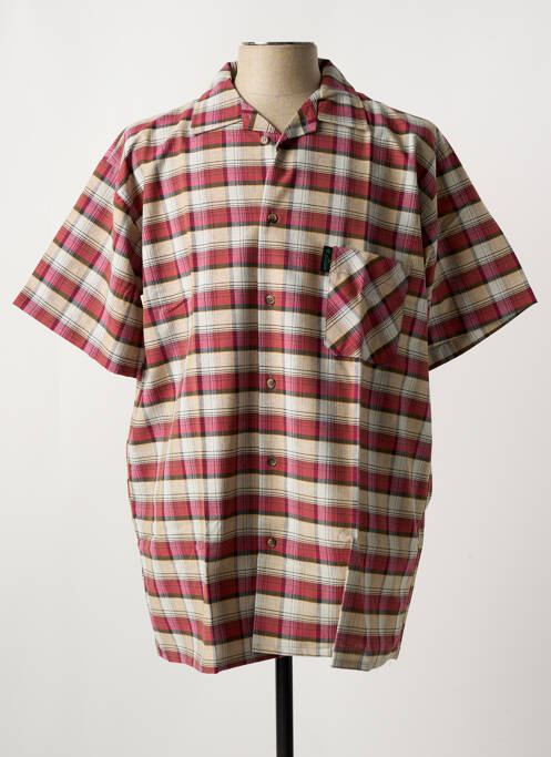 Cămașă cu mâneci scurte roșu LA FORESTIERE bărbat