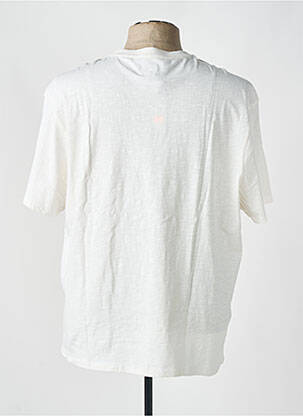 Tricou elasticitate mâneci scurte alb LEE COOPER bărbat