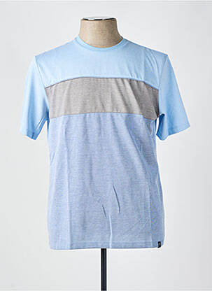 Tricou croială dreaptă mâneci scurte albastru SHUTTON BLUE bărbat