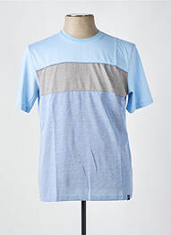 Tricou croială dreaptă mâneci scurte albastru SHUTTON BLUE bărbat