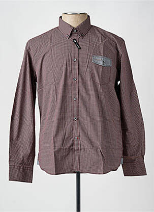 Cămașă cu mâneci lungi maro DELAHAYE bărbat