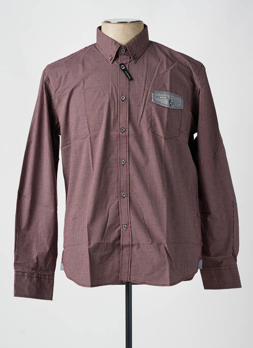 Cămașă cu mâneci lungi maro DELAHAYE bărbat