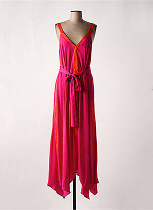 Rochie lungă roz MAITE BY LOLA CASADEMUNT femeie