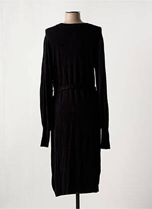 Rochie pulover elasticitate mâneci lungi negru KAFFE femeie