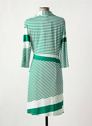 Rochie midi mâneci 3/4 mâneci 3/4 verde K-DESIGN femeie