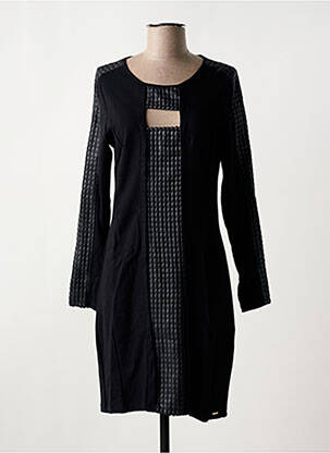 Rochie scurtă mâneci lungi mâneci lungi negru MALOKA femeie