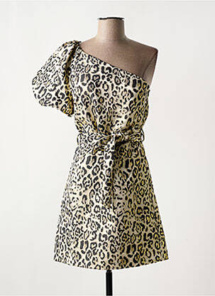 Rochie scurtă mâneci scurte mâneci scurte auriu MAITE BY LOLA CASADEMUNT femeie