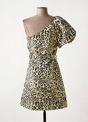 Rochie scurtă mâneci scurte mâneci scurte auriu MAITE BY LOLA CASADEMUNT femeie