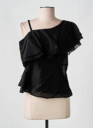 Top negru CREAM femeie