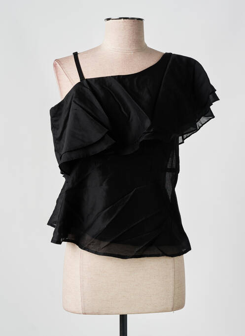 Top negru CREAM femeie