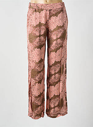 Pantalon larg roz NÜ femeie