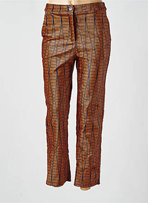 Pantalon 7/8 elasticitate mărime normală portocalie SURKANA femeie