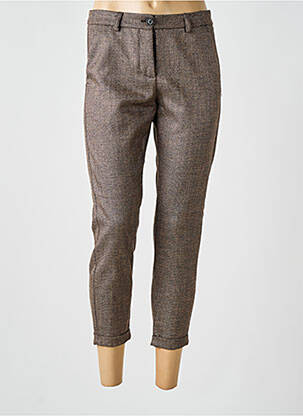 Pantalon 7/8 elasticitate mărime normală maro IMPERIAL femeie