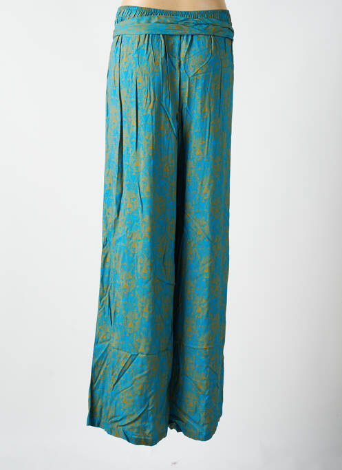 Pantalon larg albastru ZILCH femeie