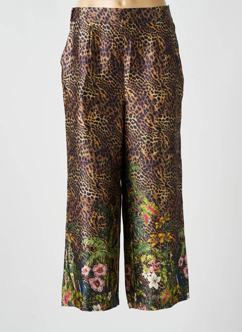 Pantalon larg maro MAITE BY LOLA CASADEMUNT femeie