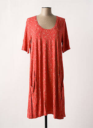 Rochie midi portocaliu ZILCH femeie