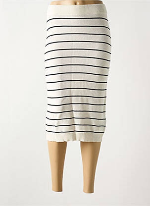 Fustă midi bej CREAM femeie